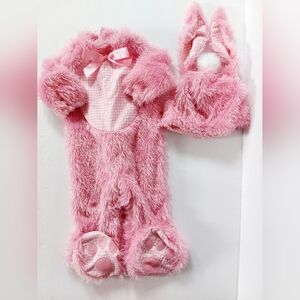 2pc Pink Bunny Costume‎ size 0-6 months Halloween Easter Rubies
